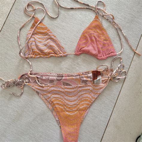 The Prettiest Vintage Lurex Missoni Mare Bikini Depop