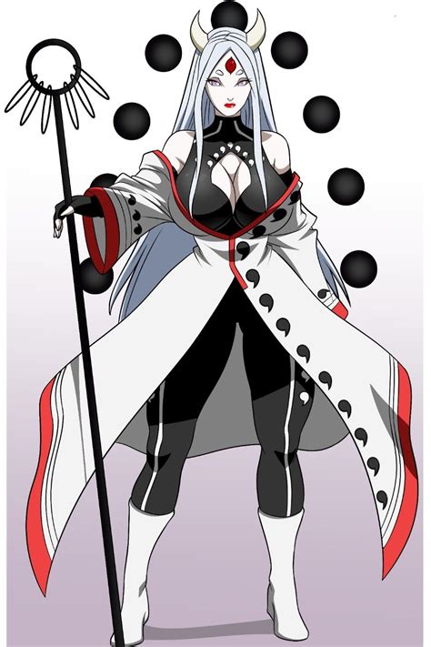 Main Villains In Naruto Kaguya Otsutsuki Anime Character Design