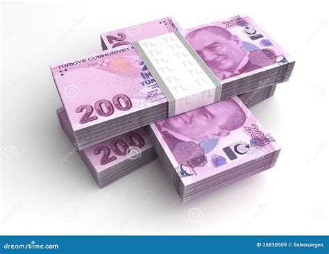 Turkish Lira Stock Illustration Illustration Of Sign 26830509
