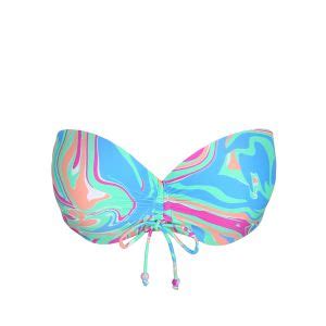 Marie Jo Swim Arubani Padded Strapless Bikini Top In Ocean Swirl A To E Cup