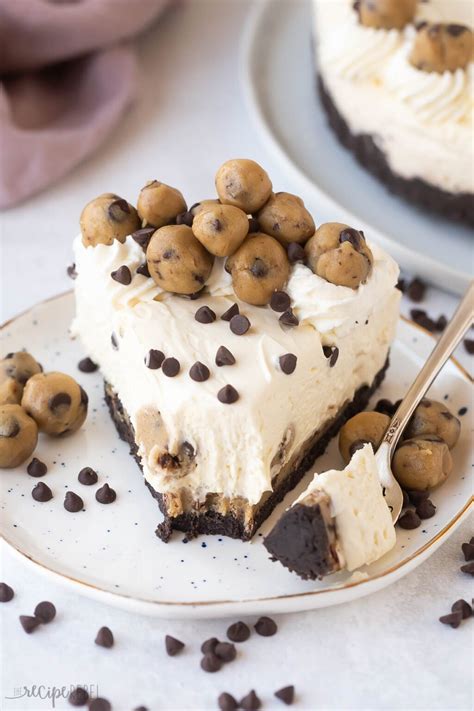 No Bake Cookie Dough Cheesecake Recipe The Recipe Rebel