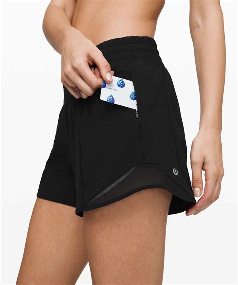 Lululemon Hotty Hot Short High Rise Long 4 Black Lulu Fanatics