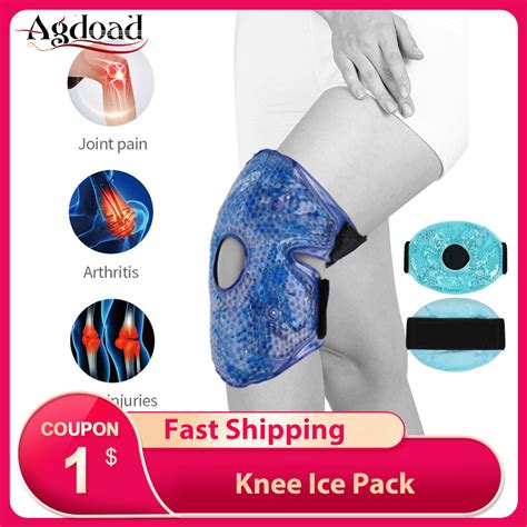 Agdoad Knee Ice Wrap Hot Cold Compress Therapy Elbow Shoulder Ankle Joint Brace Gel Sports