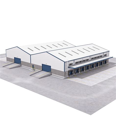 Industrial Building 03 3d Model Turbosquid 2013972