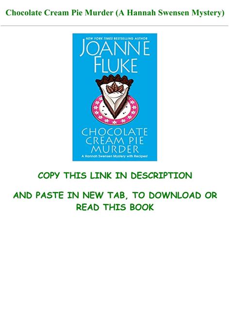 Download\Read Chocolate Cream Pie Murder (A Hannah Swensen Mystery) Pre ...