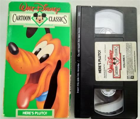 VHS WALT DISNEY Cartoon Classics Vol 5 Heres Plutone VHS 1991