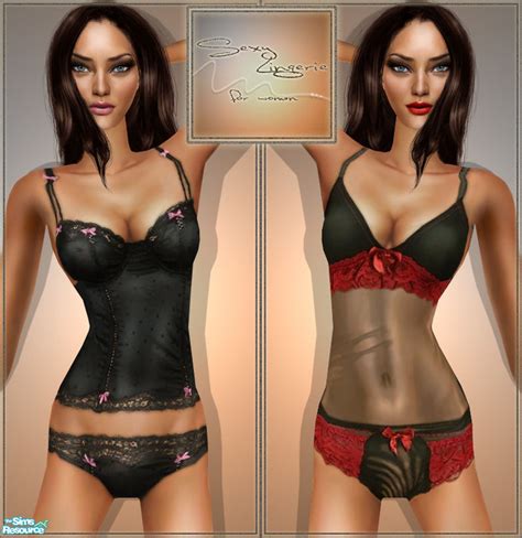 The Sims Resource Sexy Lingerie Set