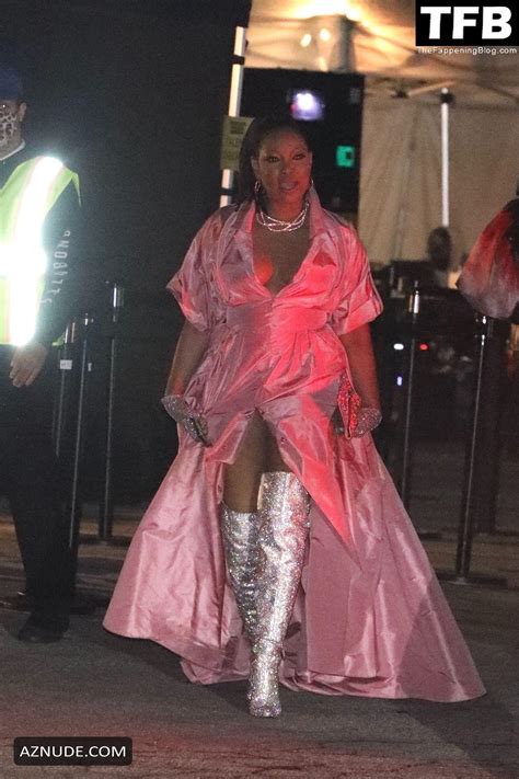 Garcelle Beauvais Shows Off Her Sexy Tits At The 47th Peoples Choice Awards AZNude