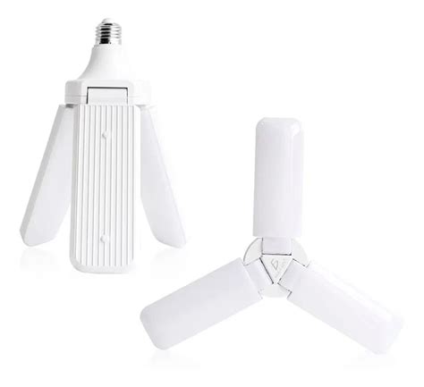 Foco Led W Tipo Ventilador Apertura Ajustable Luz Blanca Mercado Libre