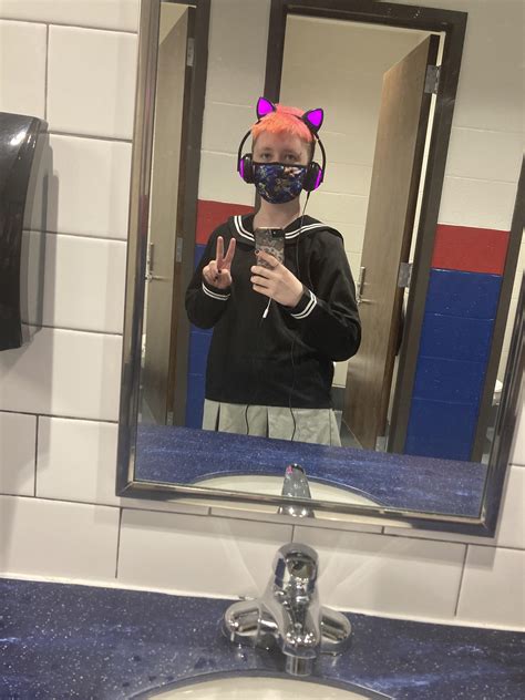 Lost My AirPods Case These Are My Only Headphones So I Decided To Go Full Hentai Character For