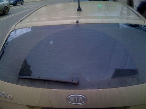 Стекло? Давай до свидания! — KIA Rio 5-door (2G), 1,4 л, 2010 года ...