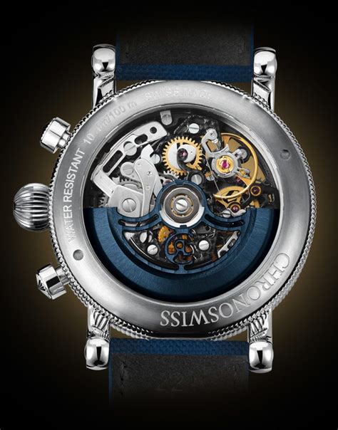 Presenting The Chronoswiss Sirius Opus Titanium Chronograph In Blue