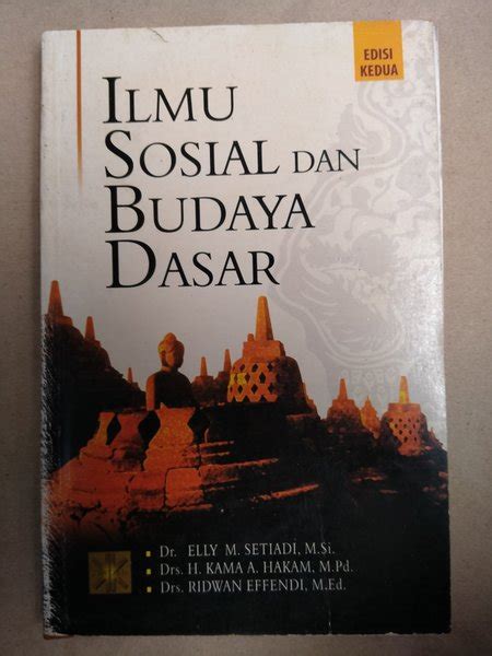 Jual Original Bekas Ilmu Sosial Dan Budaya Dasar Edisi Kedua Dr Elly M