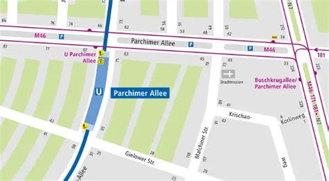 U Parchimer Allee Haltestelleninfo Bvg