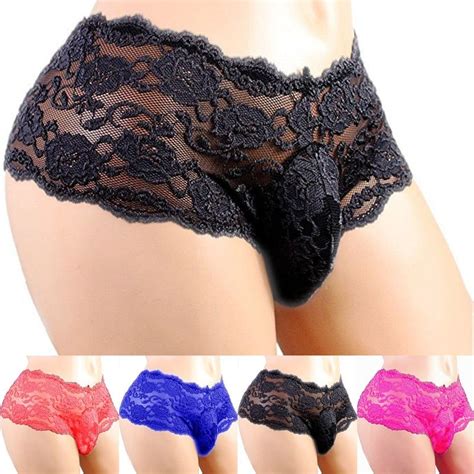 Men Lingerie Underwear Lace Sissy Backless Pouch Panties Thong Jockstrap Bikini Ebay Artofit