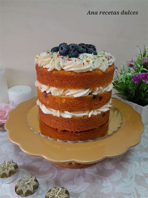 Nude Cake De Lim N Y Ar Ndanos Pastel Desnudo Ana Recetas Dulces