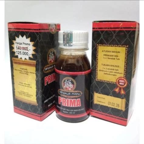 Jual Tangkur Prima Madu Prima Madu Herbal Perkasa Harga Botol