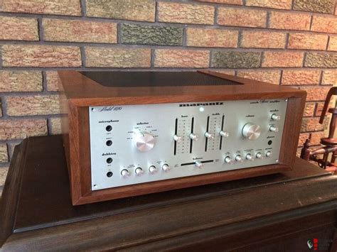 Vintage Marantz Integrated Stereo Amplifier With Wc Woodcase