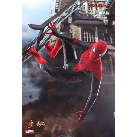 Hot Toys 1 6 MMS542 Spider Man Far From Home Upgrade Suit Collectible Figure BIB Shopee Malaysia