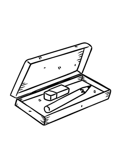 Раскраски, раскраска пенал. Развивающие раскраски. раскраска пенал ...