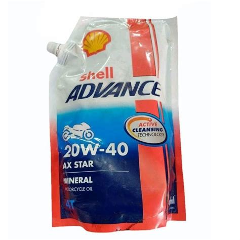 Bike W Shell Advance Ax Star Mineral Motorcycle Engine Oil At Rs