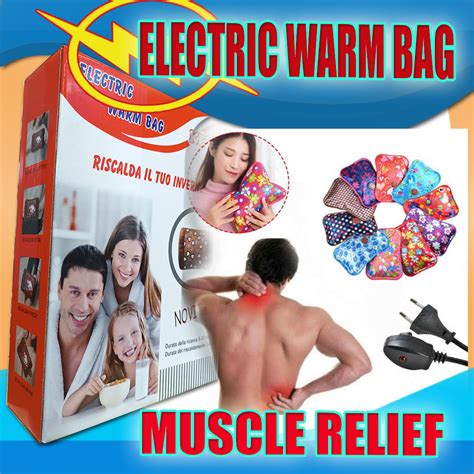 Electric Hot Compress Heat Pack Hot Compress Bag Rubber Pad Dysmenorrhea Relief Pack Injury