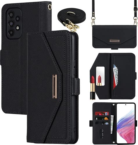 Amazon Jaorty Crossbody Wallet For Samsung Galaxy A53 5G Case With