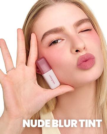 Amazon COLORGRAM NUDE BLUR TINT GEEK ROSE Soft Velvet Matte Lip Stain Cheek Tint