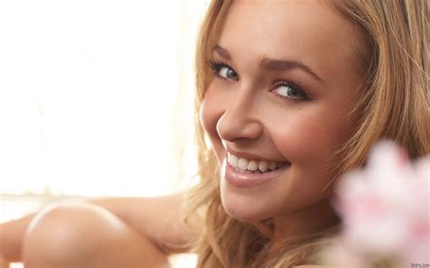Hayden Panettiere Blonde Eyes Blue Eyes Lips Smiling HD Wallpapers