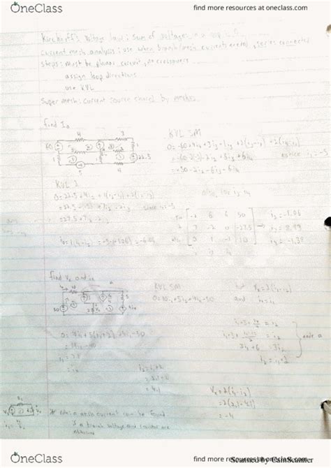 ELE 202 Midterm: ELE 202 (4) - OneClass