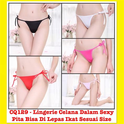 Jual Lingerie Sexy Cq Pakaian Lingerie Sexy Model G String Pita Celana Dalam G String Pakain