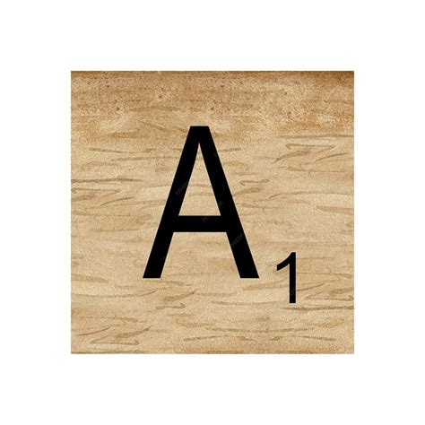 premium vector watercolor illustration  letter   scrabble