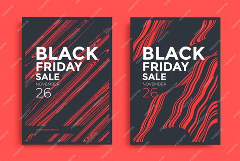 Premium Vector Black Friday Sale Advertising Poster Design With