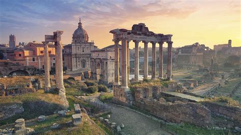 Fonds d ecran 3840x2160 Rome Italie Ruinas Colonne Villes télécharger photo