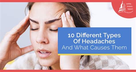 10 Different Types Of Headaches And What Causes Them