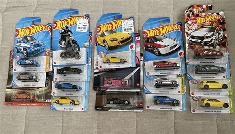 未使用に近いホットウィール Hot Wheels ホンダ シビック CR X インテグラ NSX シティターボ S2000 スーパーカブ プレリュードの落札情報詳細 ヤフオク落札価格