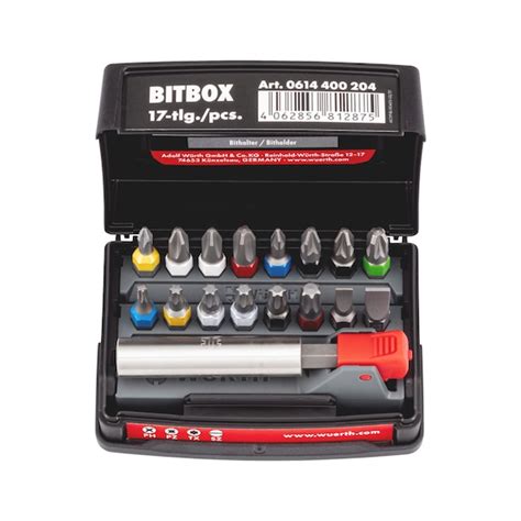 Buy Bit box C 6.3 (1/4) w. bit holder set 2, 17 pcs online