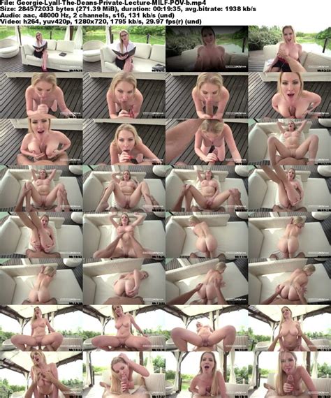 Georgie Lyall Scene Georgie Lyall The Deans Private Lecture MILF POV Blonde Bigtits Jun 25