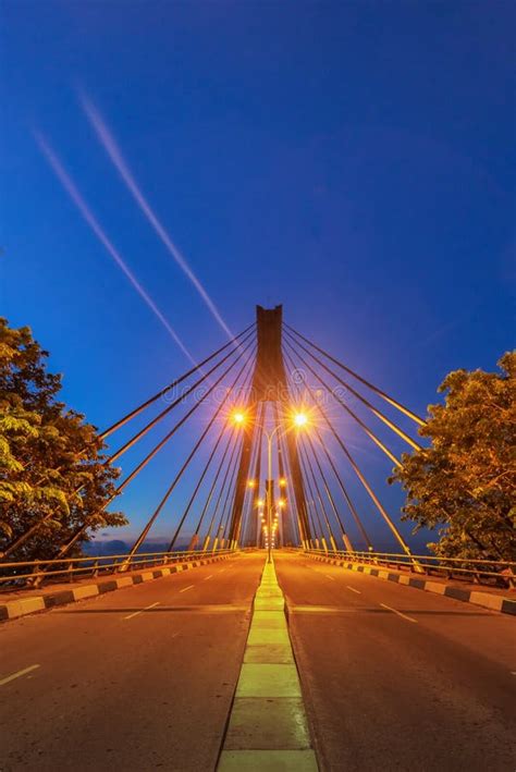 Wonderful Sunset at Barelang Bridge Batam Island Indonesia Stock Image ...