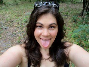 Cumselfie In The Park Porn Pic