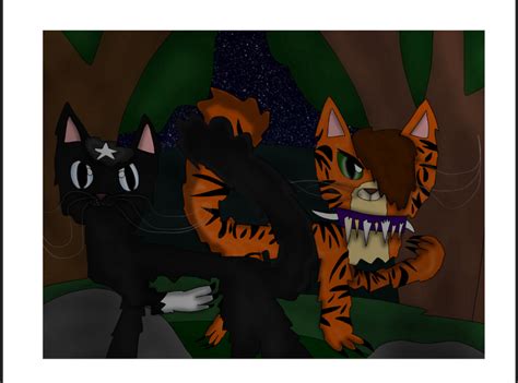 Warrior Cats Firestar And Scourge