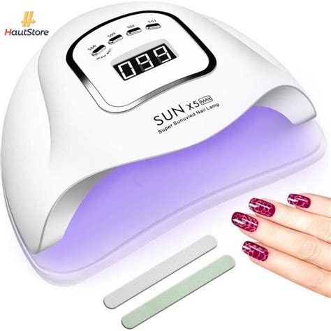 Lampe UV Sèche Ongles 150W UV LED Séchoir à Ongles Professionnel