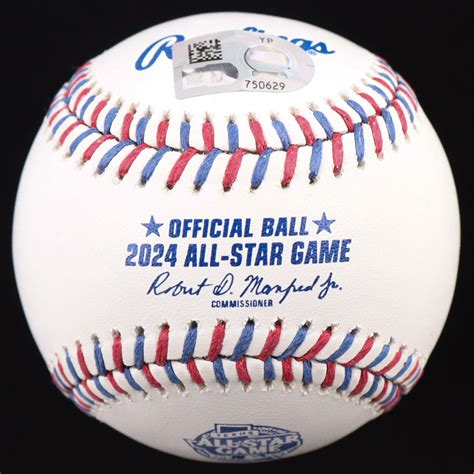 Paul Skenes Signed All Star Game Logo Baseball Mlb Pristine