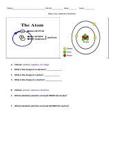 Understanding Subatomic Particles: Charges and Locations | Course Hero