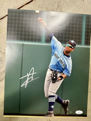 julio rodriguez signed autograph  photo seattle mariners jsa ebay