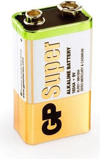 GP 1604A, 9V Block, Alkaline-Batterie