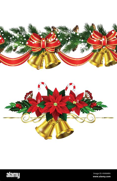 Vector Christmas Border Stock Vector Image & Art - Alamy