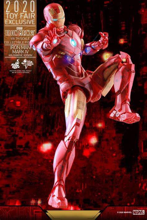 Hot Toys MMS 568 Iron Man 2 Mark IV Holographic Version Hot Toys Complete Checklist