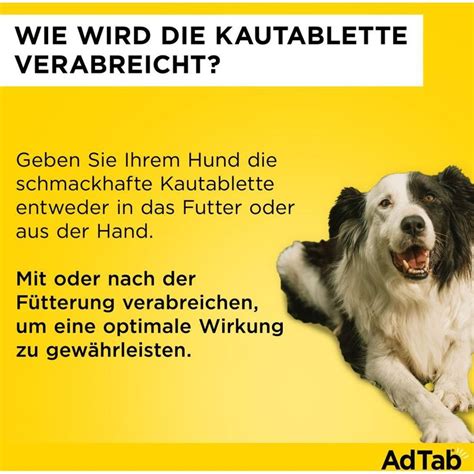 AdTab Hund über 5 5 bis 11 kg 225 mg 3 St Shop Apotheke