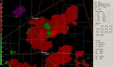 2010 Lubbock NWS Weather Events